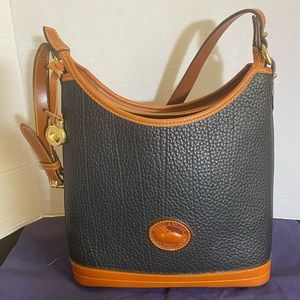 Dooney & Bourke All Weather vintage  leather Hobo shoulder handbag